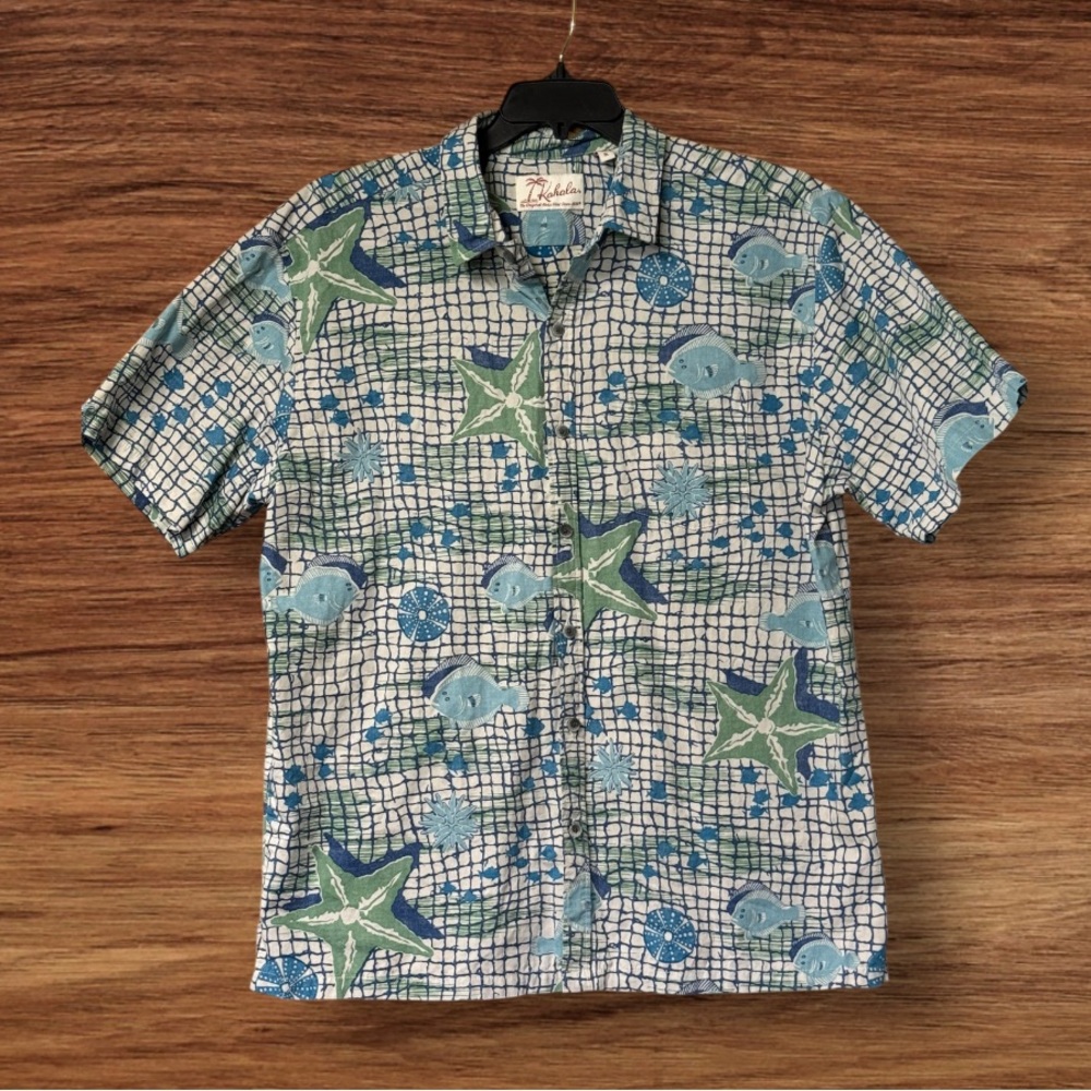 EUC Kahala Shirts Seeing Stars Natural SZ XL